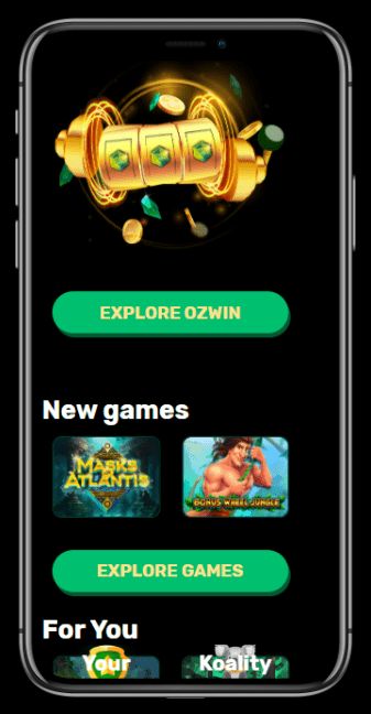 Ozwin Casino Mobile App